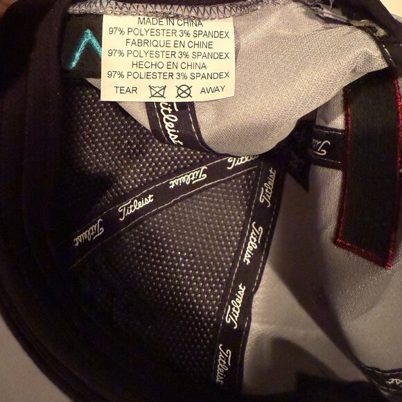 Titleist Footjoy Pro V1 Strapback Adjustable Golf Hat Cap Gray - Picture 6 of 6